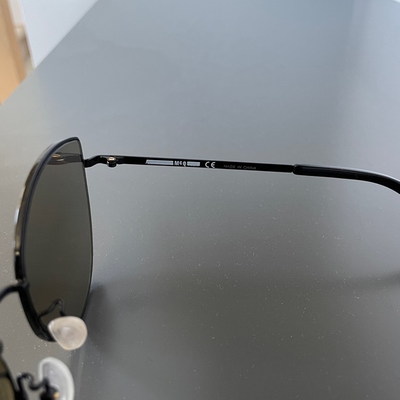 McQ Black Metal Cat Eye Sunglasses - Picture 3 of 5